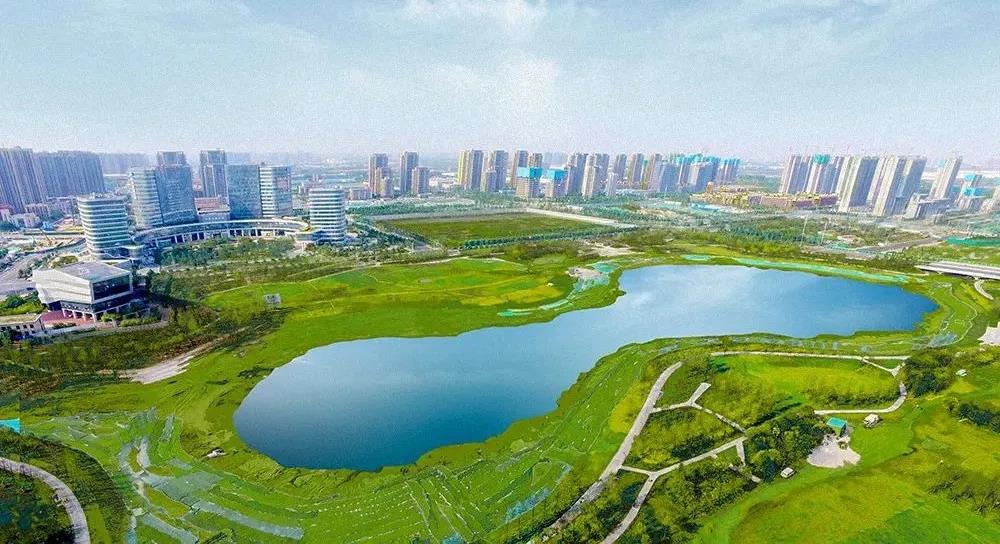 濱河國際新城夏天實景.jpg